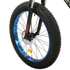 ECOTRIC UL Certified Rocket Fat Tire Beach Snow Electric Bike - Blue