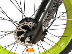 SMLRO V3 Plus Dual Motor Electric Mountain Bike - 2000W | 48V 22.4AH | Hydralic Disc Brake| Black Green