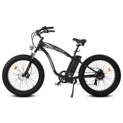 ECOTRIC UL Certified Hammer Electric Fat Tire Beach Snow Bike-Matt Black