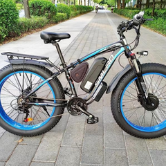 SMLRO XDC600 Plus Dual Motors Electric Bike | 2000W 22.4AH | Hydralic Disc Brake| Blue