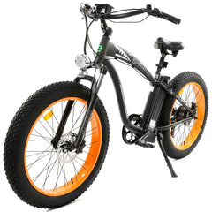 ECOTRIC UL Certified Hammer Electric Fat Tire Beach Snow Bike - Orange