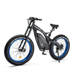 ECOTRIC 48v 17.5AH 1000W big fat tire ebike Bison-Matt Black