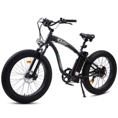 ECOTRIC UL Certified Hammer Electric Fat Tire Beach Snow Bike-Matt Black