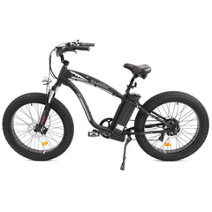 ECOTRIC UL Certified Hammer Electric Fat Tire Beach Snow Bike-Matt Black