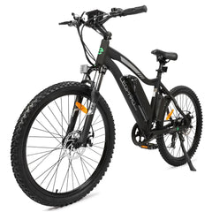 ECOTRIC UL Certified Leopard Electric Mountain Bike - Matt Black