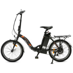 ECOTRIC UL Certified Starfish 20inch portable and folding electric bike - Matt Black