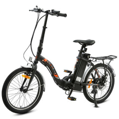 ECOTRIC UL Certified Starfish 20inch portable and folding electric bike - Matt Black