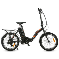 ECOTRIC UL Certified Starfish 20inch portable and folding electric bike - Matt Black