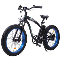 ECOTRIC UL Certified Hammer Electric Fat Tire Beach Snow Bike-Blue