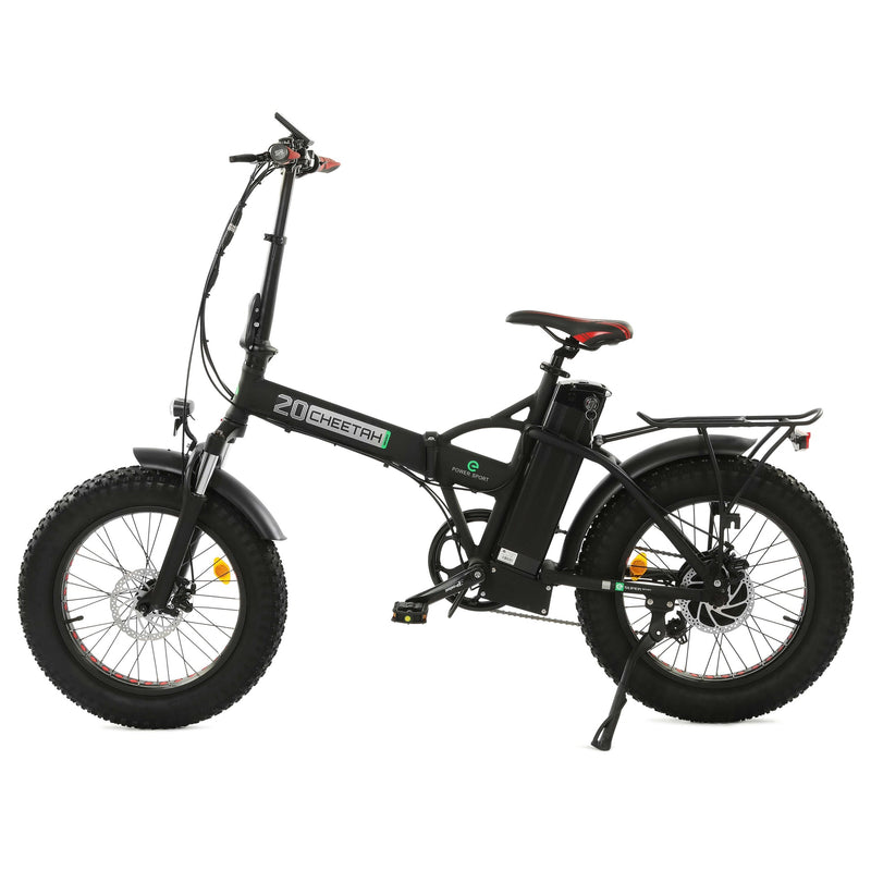 ECOTRIC 48V Fat Tire Portable and Folding Electric Bike with color LCD display