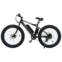 ECOTRIC Cheetah 26 Fat Tire Beach Snow Electric Bike - Blue