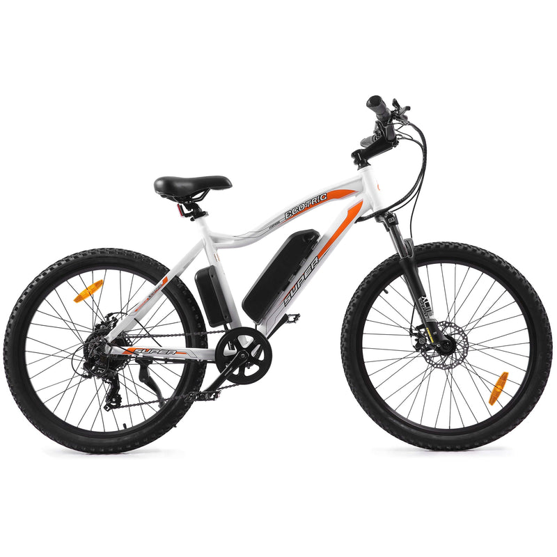 ECOTRIC UL Certified Leopard Electric Mountain Bike - White