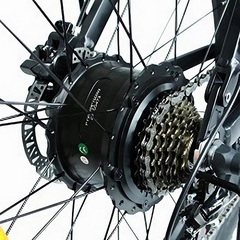 SMLRO V3 Plus Dual Motor Electric Mountain Bike - 2000W | 48V 22.4AH| Hydralic Disc Brake | Black