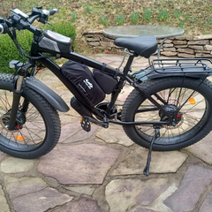 SMLRO XDC600 Plus Dual Motors Electric Bike | 2000W 22.4AH | Hydralic Disc Brake| Black