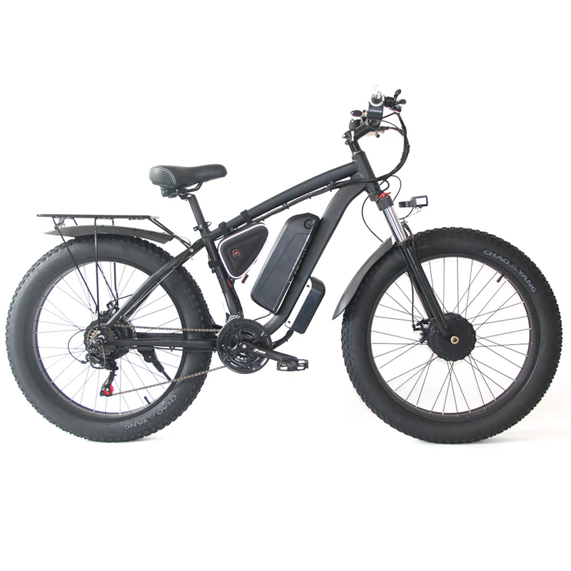 SMLRO XDC600 Plus Dual Motors Electric Bike | 2000W 22.4AH | Hydralic Disc Brake| Black