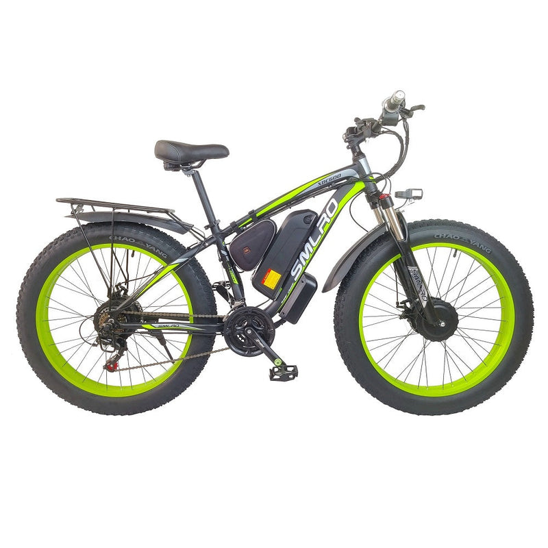 SMLRO XDC600 Plus Dual Motors Electric Bike | 2000W 22.4AH | Hydralic Disc Brake| Green